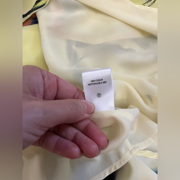 Alc 0 dress silk yellow - Picture 11 of 11